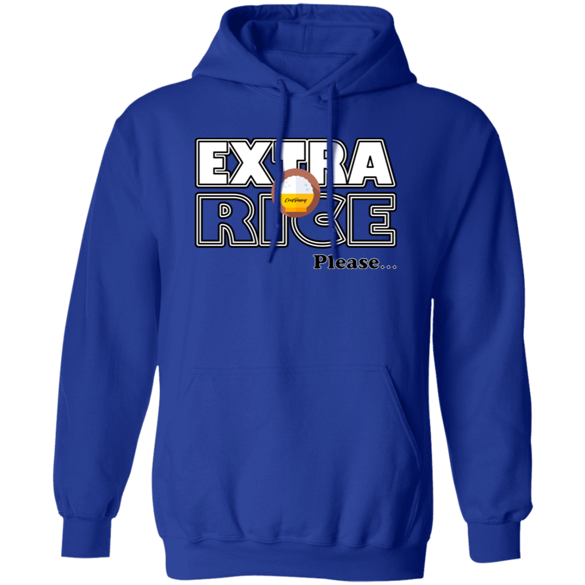 Extra Rice Please Unisex Pullover Hoodie