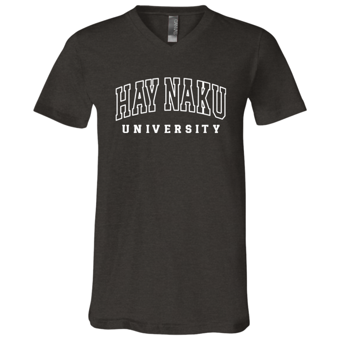 Hay Naku University Law Unisex Jersey V-Neck T-Shirt