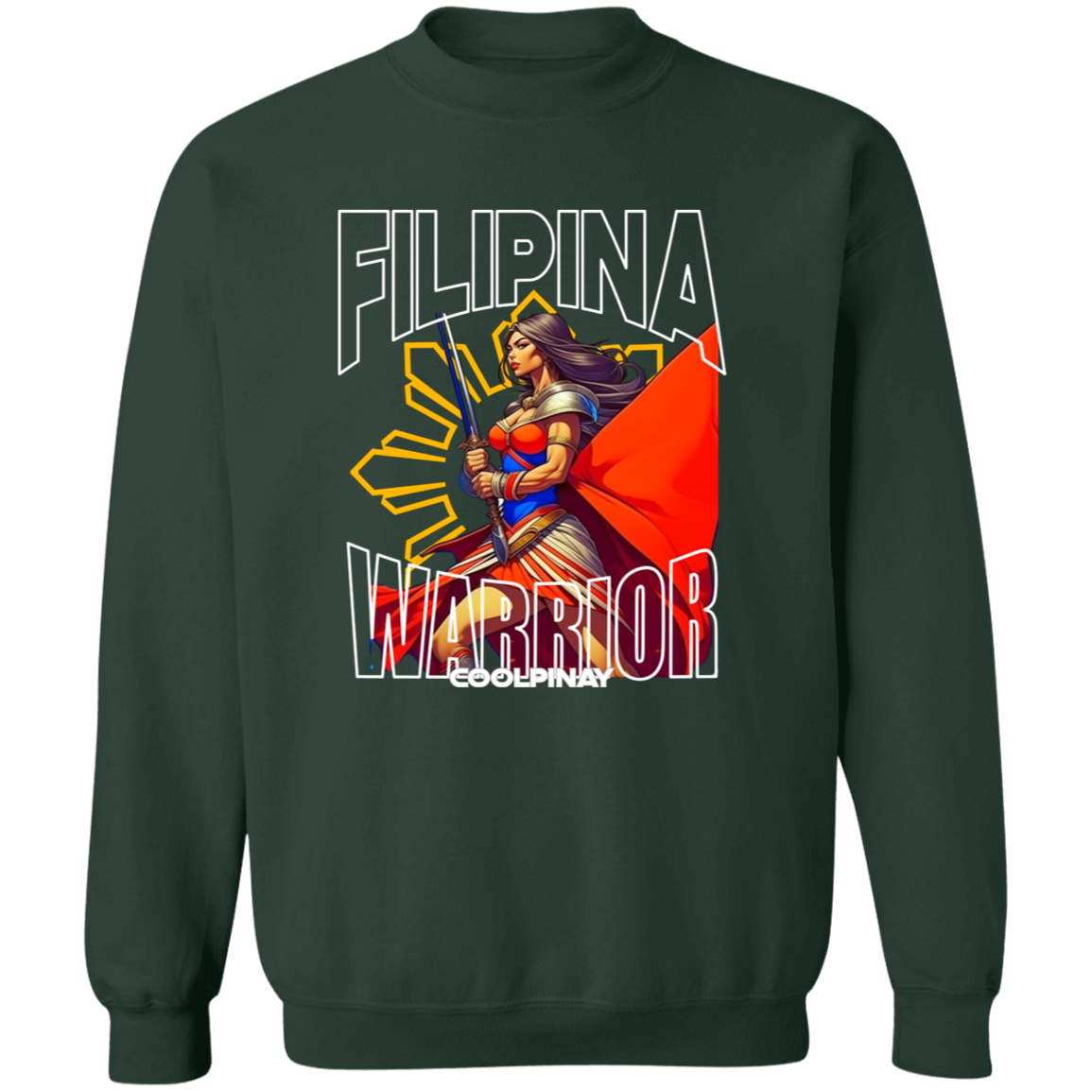 Filipina Warrior Unisex Crewneck Pullover Sweatshirt