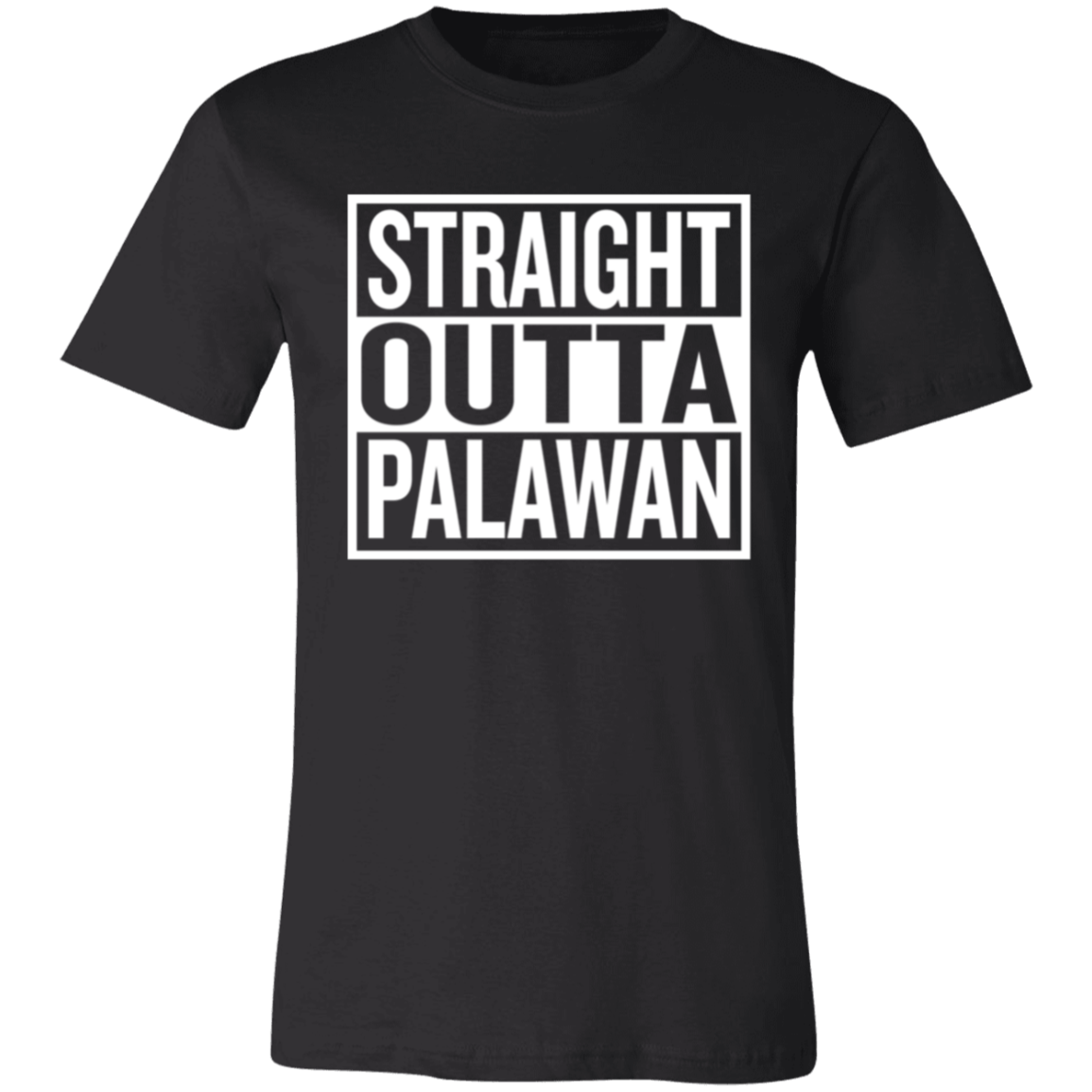 Straight Outta Palawan Unisex Jersey T-Shirt