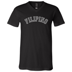 Filipino CB Unisex Jersey V-Neck T-Shirt