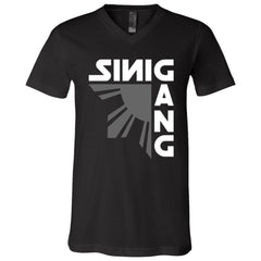 Sinigang Vertical Unisex Jersey V-Neck T-Shirt