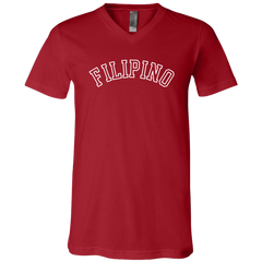 Filipino CB Unisex Jersey V-Neck T-Shirt