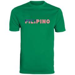 Filipino with US Flag Embedded Moisture-Absorbing Shirt