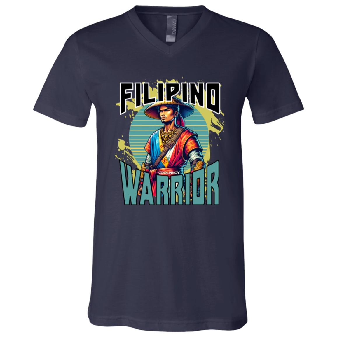 Filipino Warrior Soldier Unisex Jersey V-Neck T-Shirt