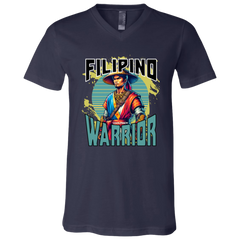 Filipino Warrior Soldier Unisex Jersey V-Neck T-Shirt