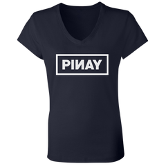 Pinay BP Ladies' Jersey V-Neck T-Shirt