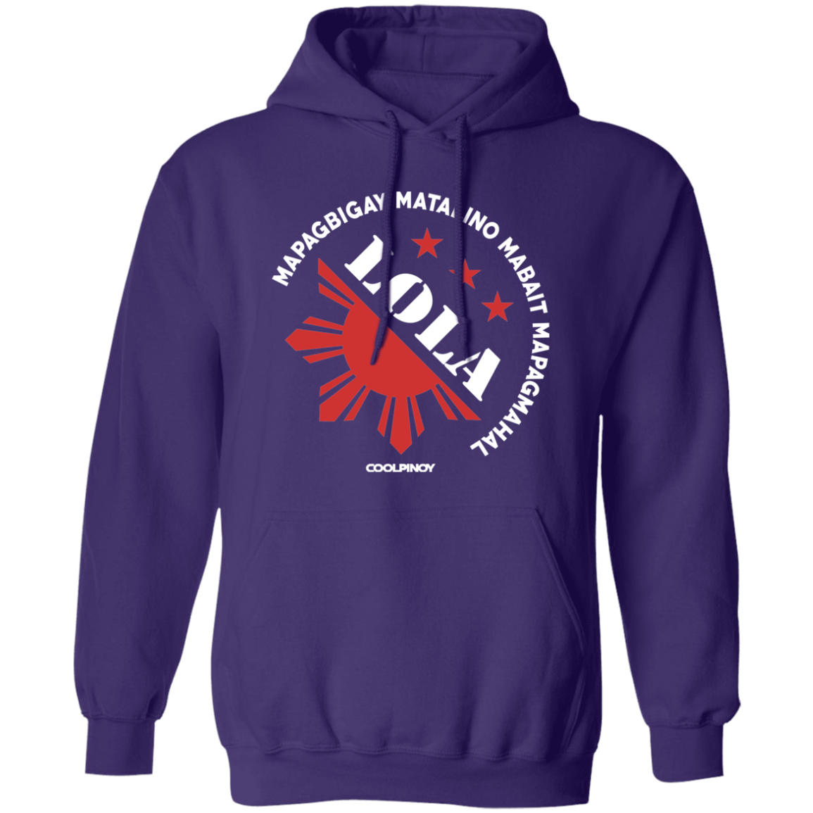 Matalino Mapagmahal Lola Unisex Pullover Hoodie