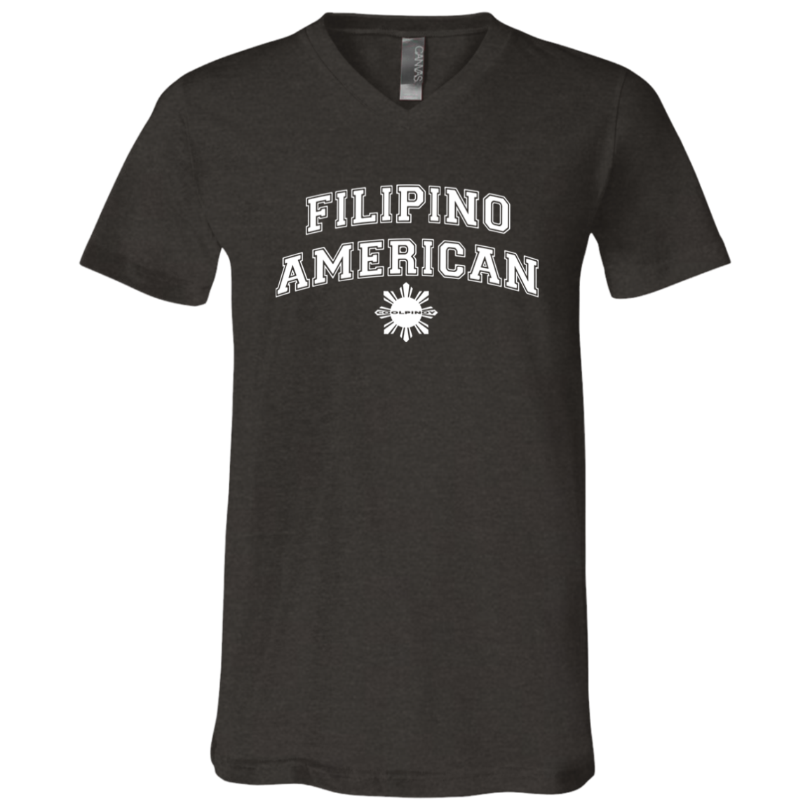 Filipino American University CP Unisex Jersey V-Neck T-Shirt