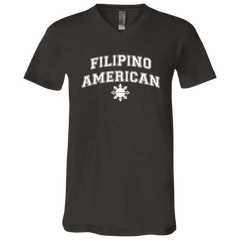 Filipino American University CP Unisex Jersey V-Neck T-Shirt