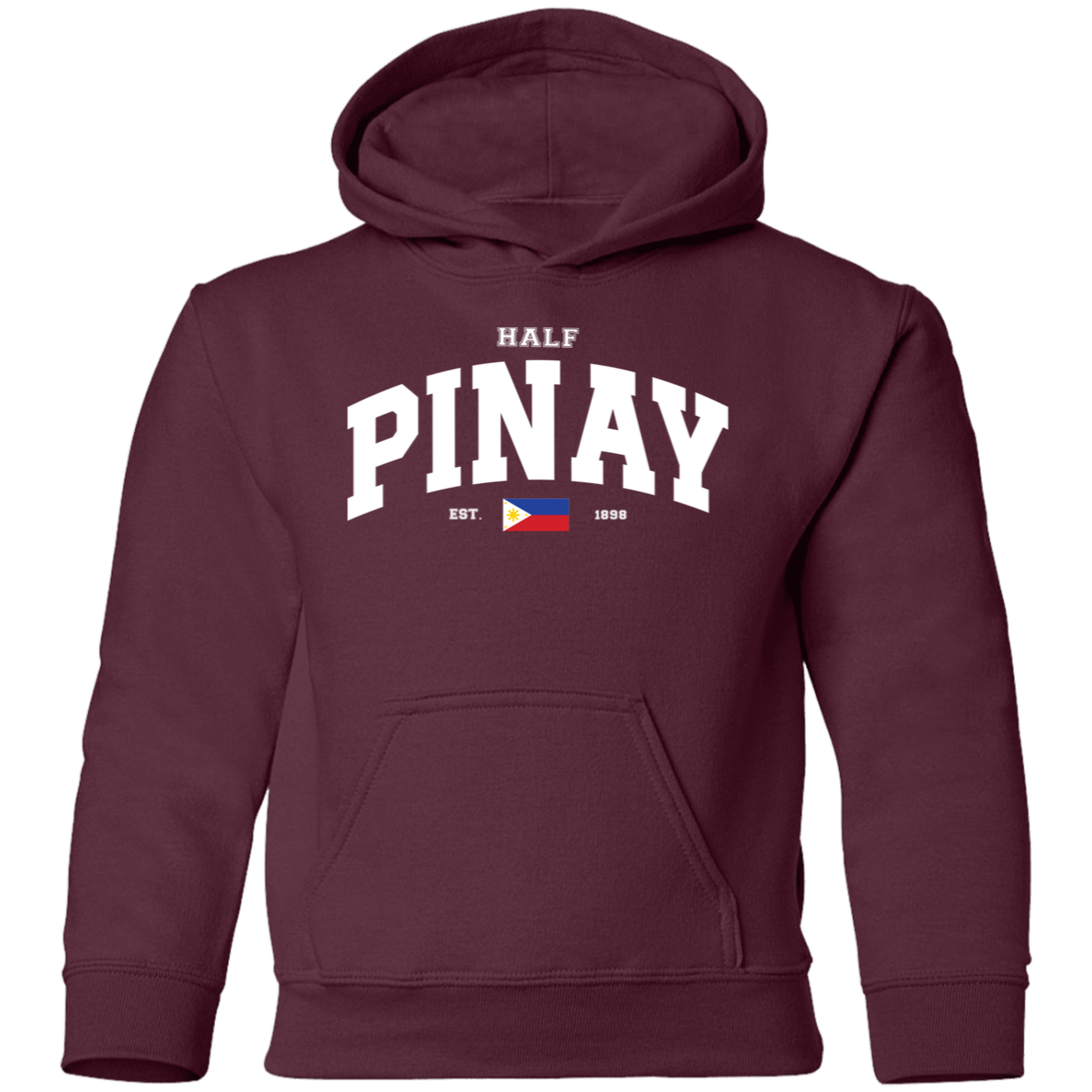 Half Pinay Youth Pullover Hoodie