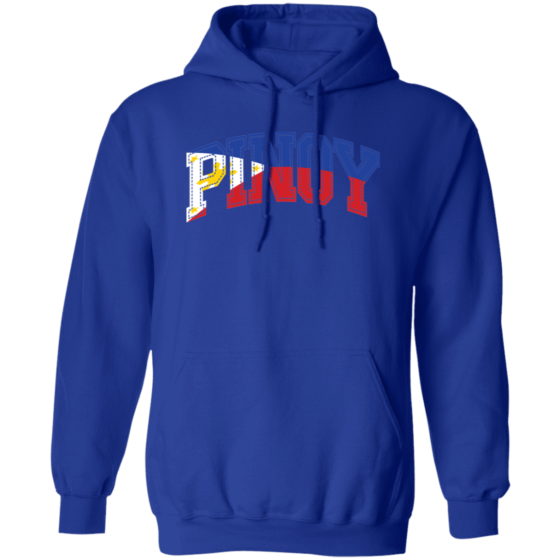 Pinoy with Flag Embedded Unisex Pullover Hoodie