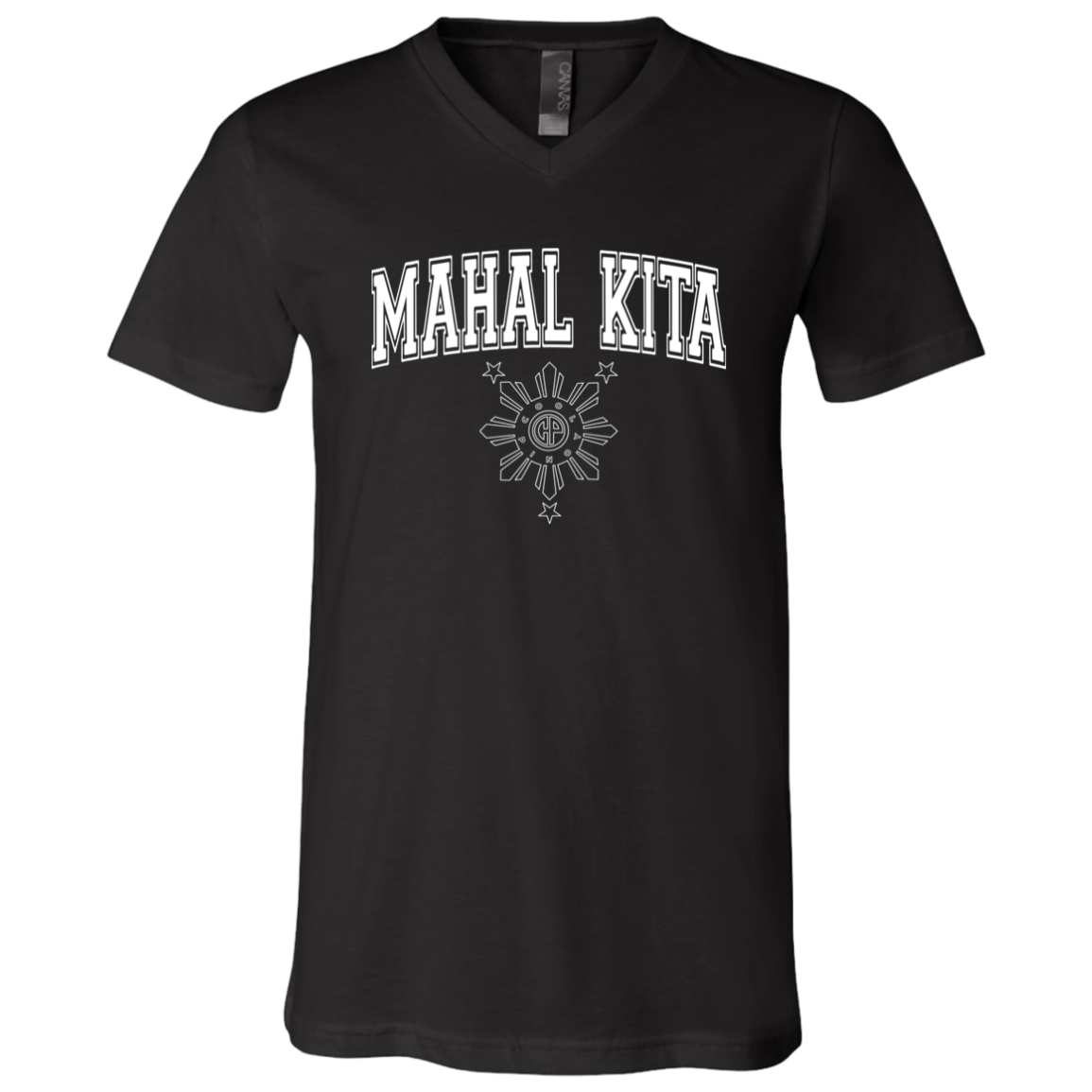 Mahal Kita University CP Unisex Jersey V-Neck T-Shirt