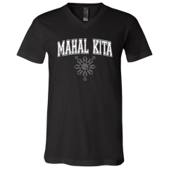 Mahal Kita University CP Unisex Jersey V-Neck T-Shirt