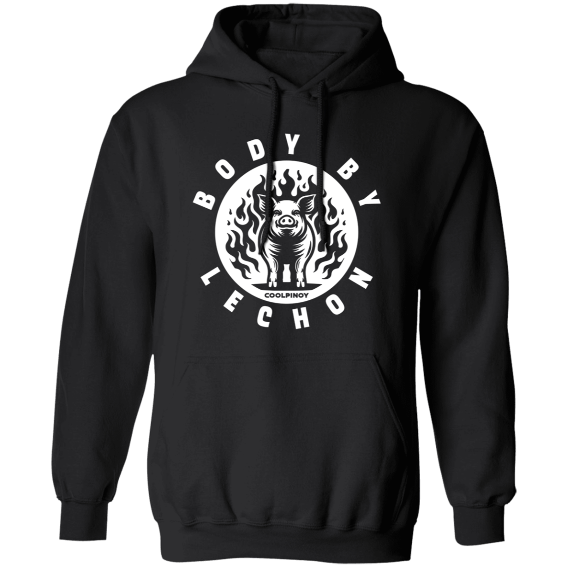 Body By Lechon Circle Unisex Pullover Hoodie