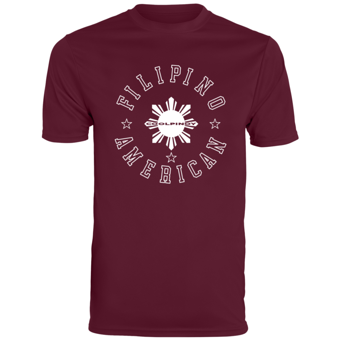 Filipino American White Sun Moisture-Absorbing Shirt