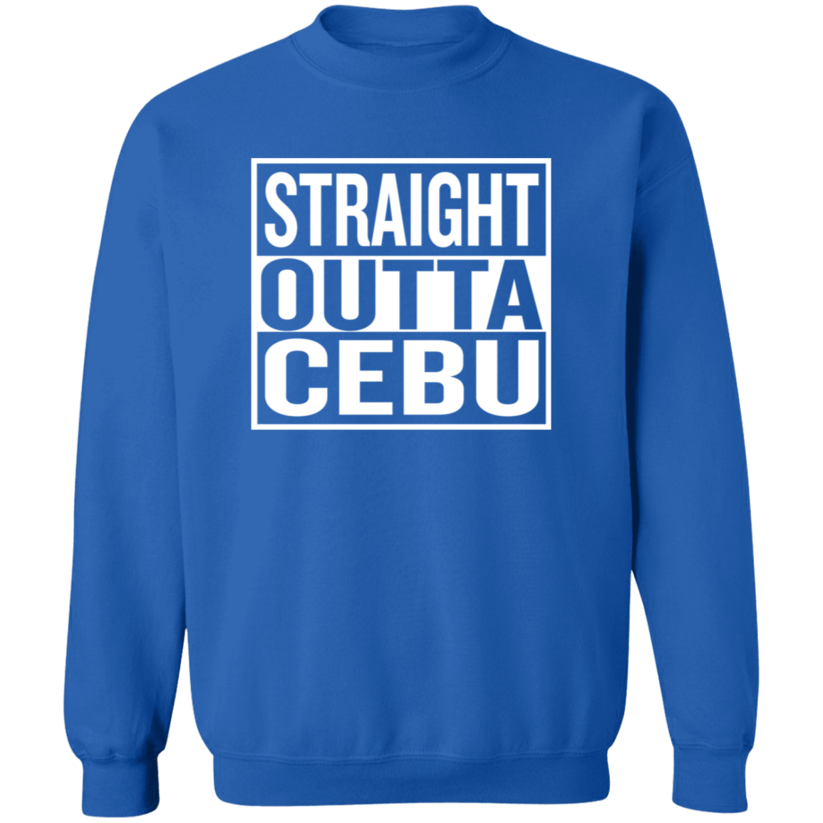 Straight Outta Cebu Unisex Crewneck Pullover Sweatshirt