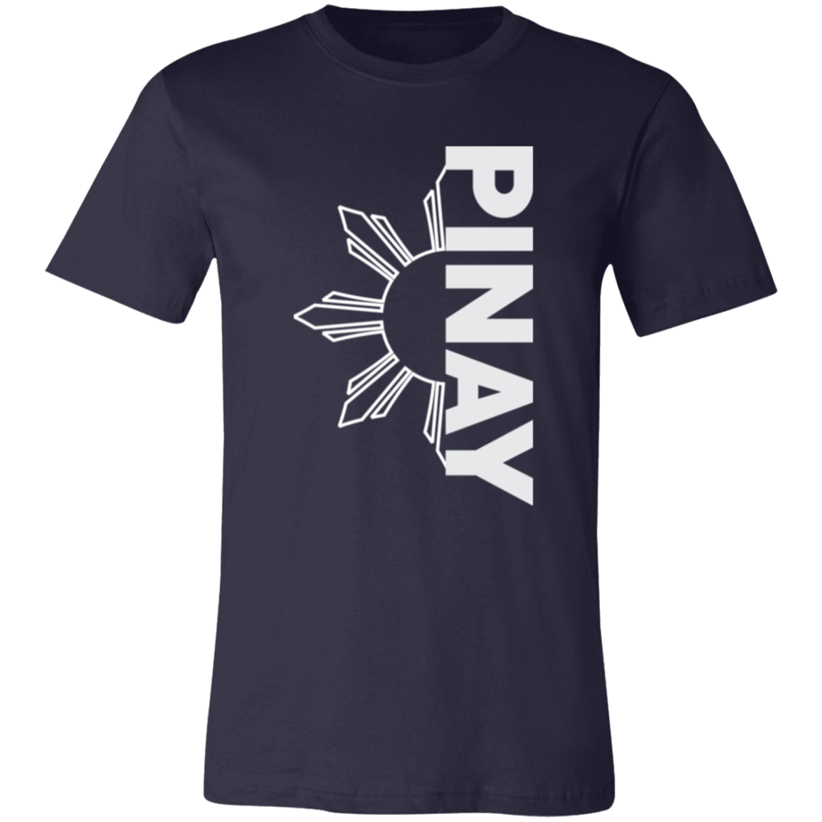 Pinay in Vertical Half Sun Unisex Jersey T-Shirt