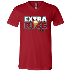 Extra Rice Please Unisex Jersey V-Neck T-Shirt