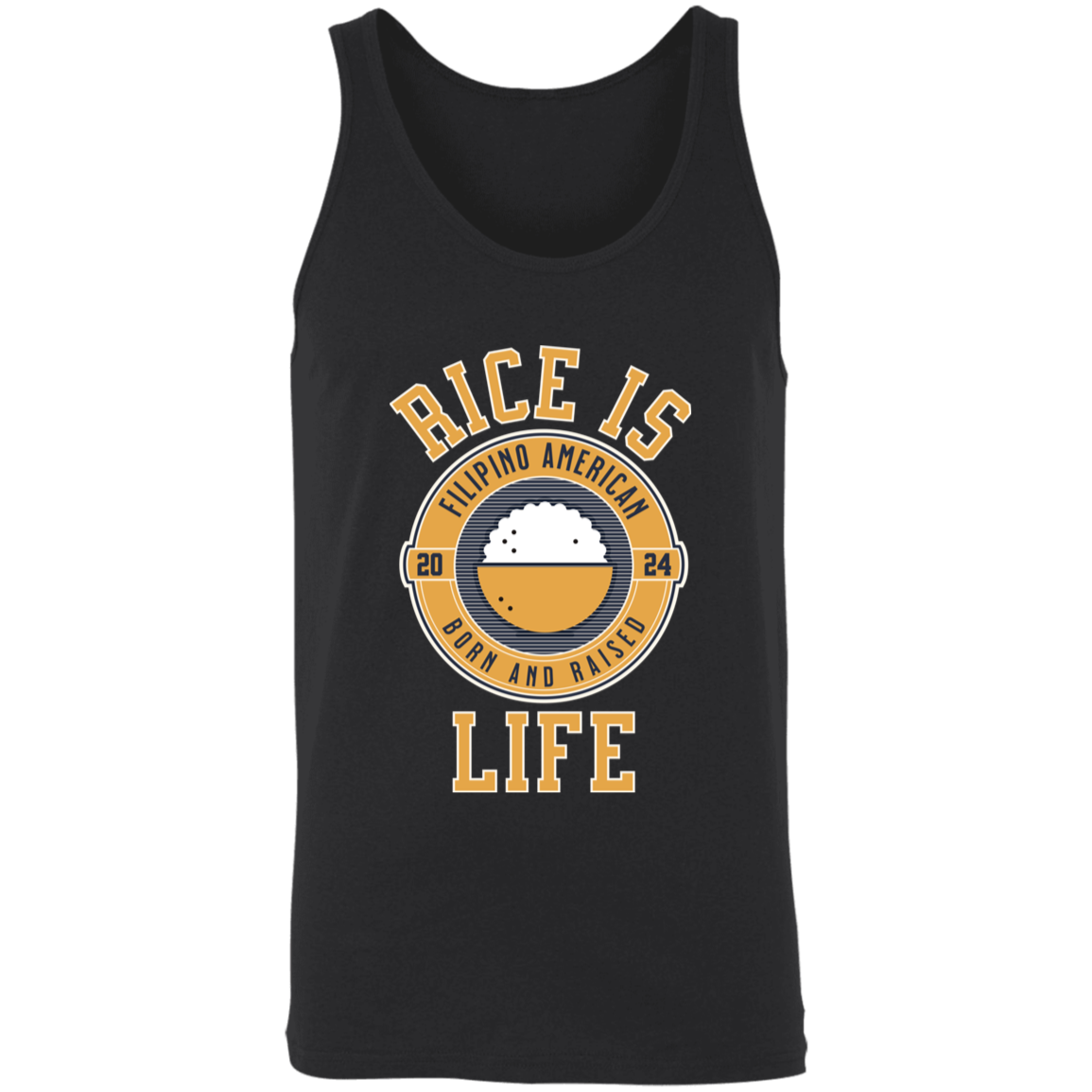 RIce is Life  Unisex Cotton Tank Top