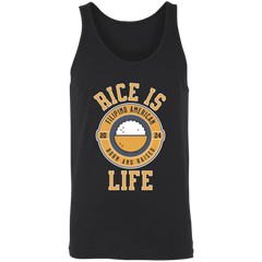 RIce is Life  Unisex Cotton Tank Top