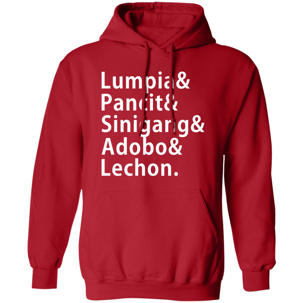 Lumpia Pancit Sinigang Adobo Lechon Unisex Pullover Hoodie