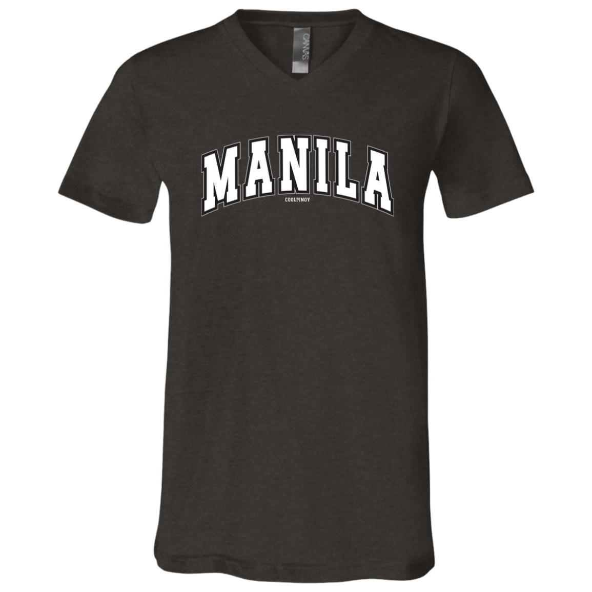 Manila Arch White CP Unisex Jersey V-Neck T-Shirt