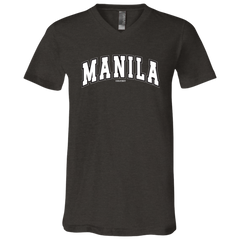 Manila Arch White CP Unisex Jersey V-Neck T-Shirt