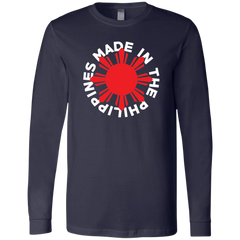 Made in the Philippines Red Sun Unisex Jersey Long Sleeve T-Shirt