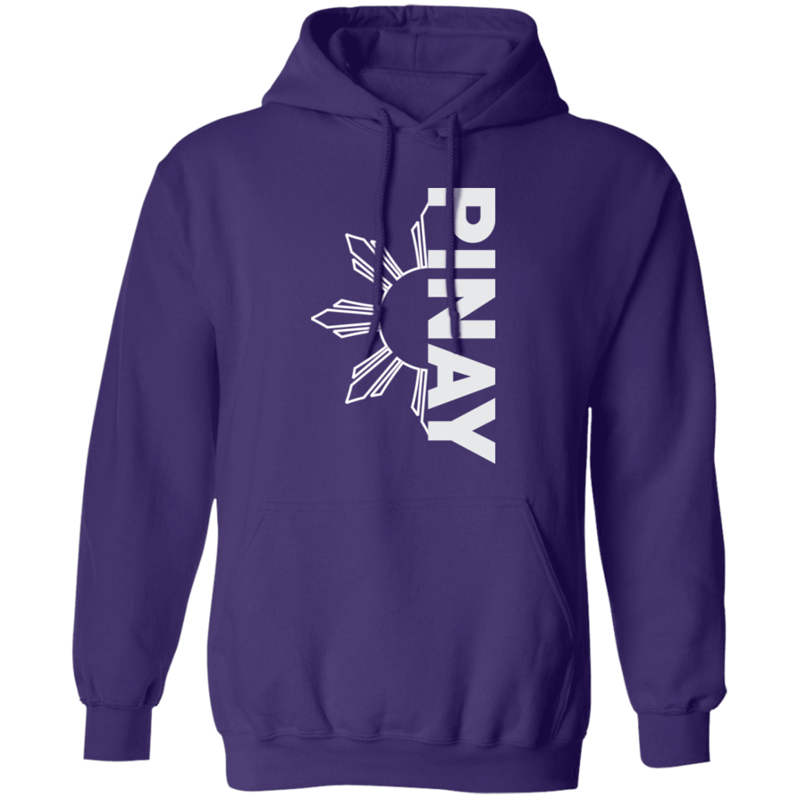 Pinay in Vertical Half Sun Unisex Pullover Hoodie