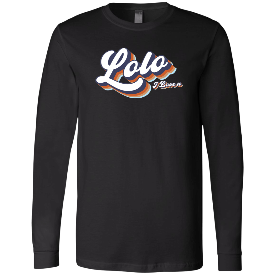 Lolo I Love U Unisex Jersey Long Sleeve T-Shirt