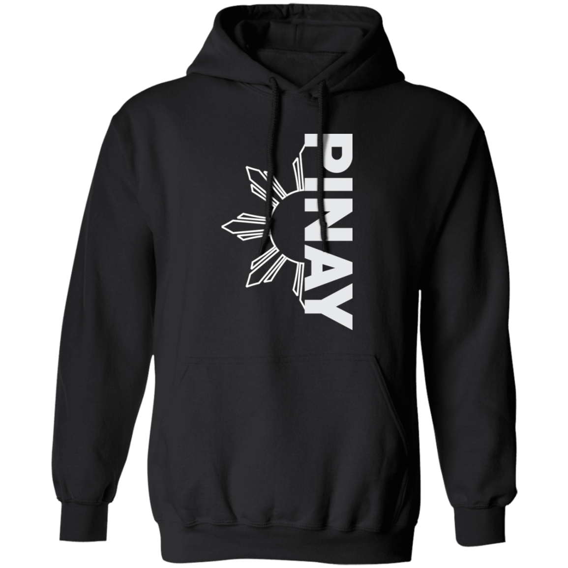 Pinay in Vertical Half Sun Unisex Pullover Hoodie