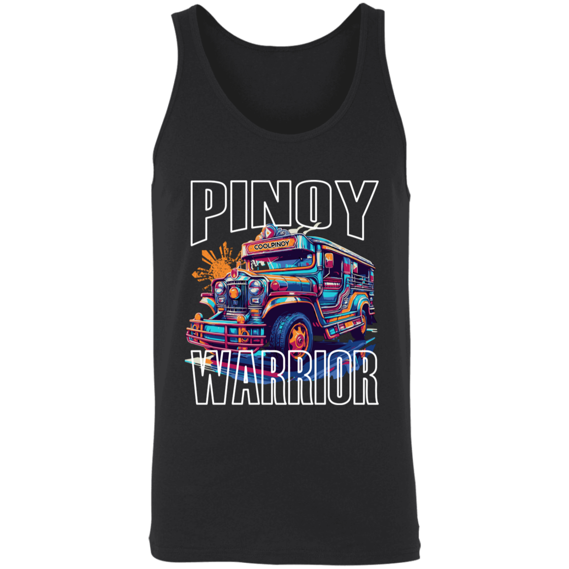 Filipino Warrior Jeepney Unisex Cotton Tank Top