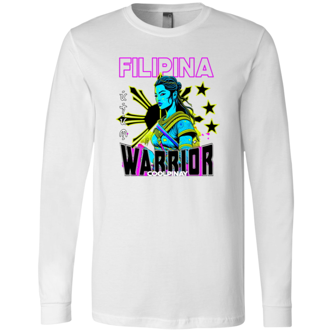 Filipina Warrior Psychadelic Unisex Jersey Long Sleeve T-Shirt