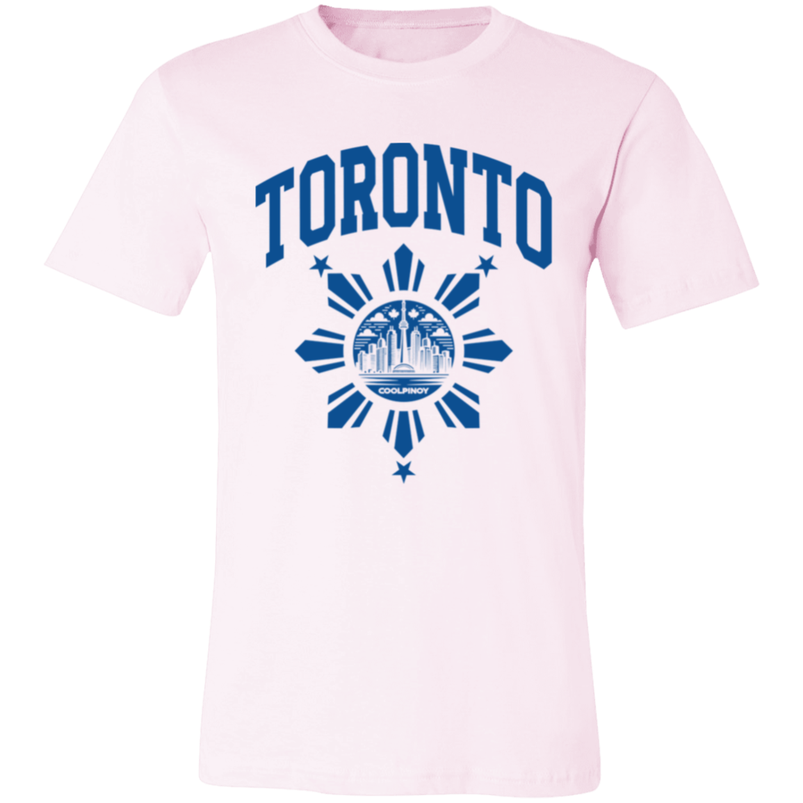 Toronto with Sun and Stars Unisex Jersey T-Shirt