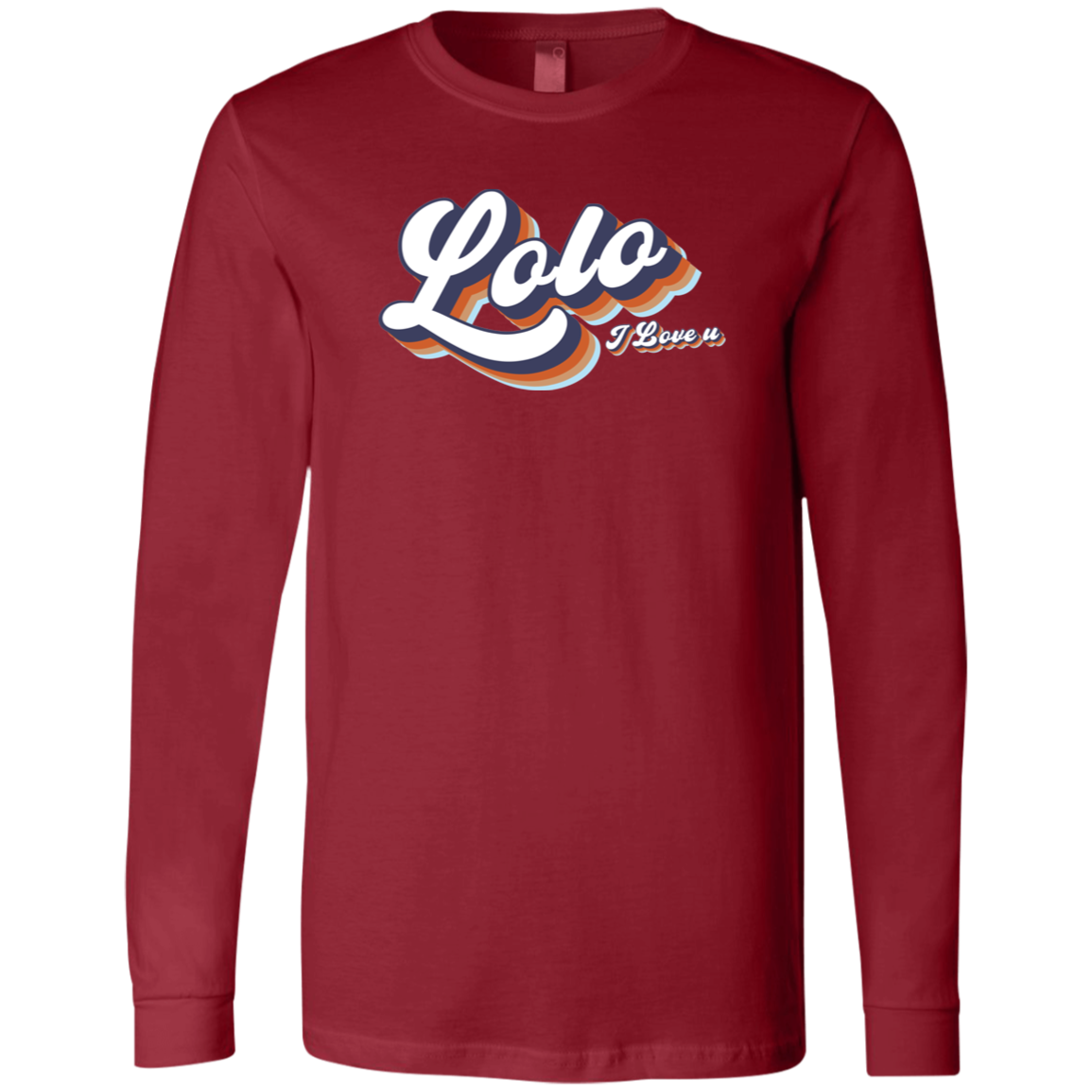 Lolo I Love U Unisex Jersey Long Sleeve T-Shirt