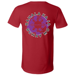 Bahala Ka Sa Buhay Mo Purple Splash Unisex Jersey V-Neck T-Shirt