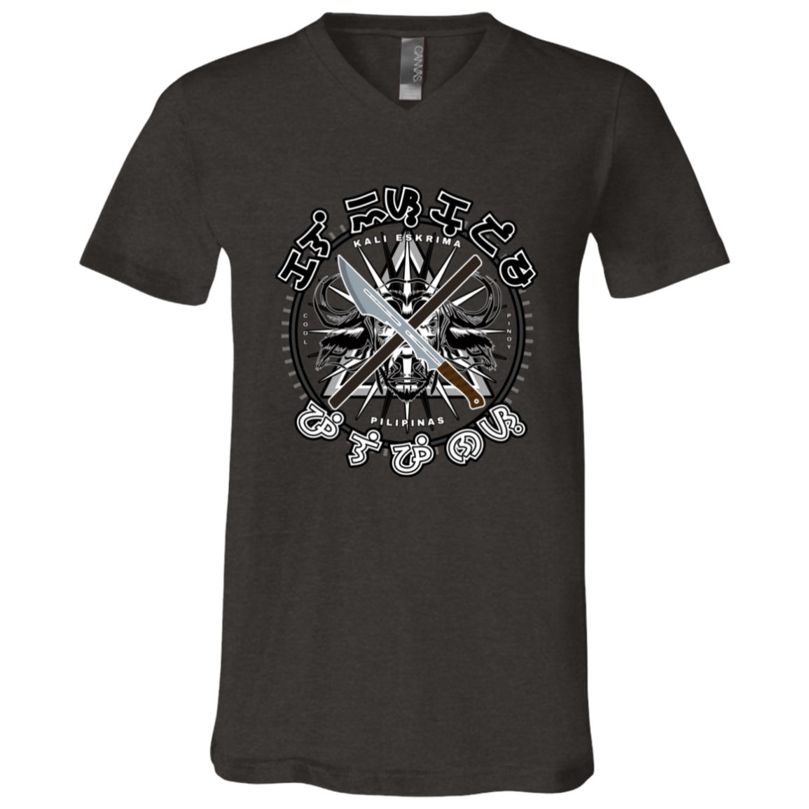 Kali Eskrima Pilipinas Unisex Jersey V-Neck T-Shirt