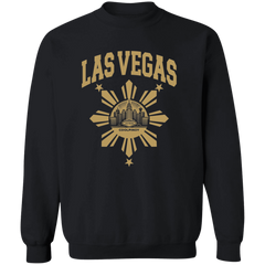 Las Vegas with Sun and Stars Unisex Crewneck Pullover Sweatshirt