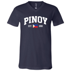 Pinoy Est 1898 Unisex Jersey V-Neck T-Shirt