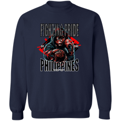 Fighting Pride Of The Philippines Boxing Unisex Crewneck Pullover Sweatshirt