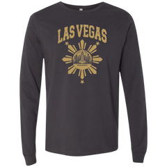 Las Vegas with Sun and Stars Unisex Jersey Long Sleeve T-Shirt