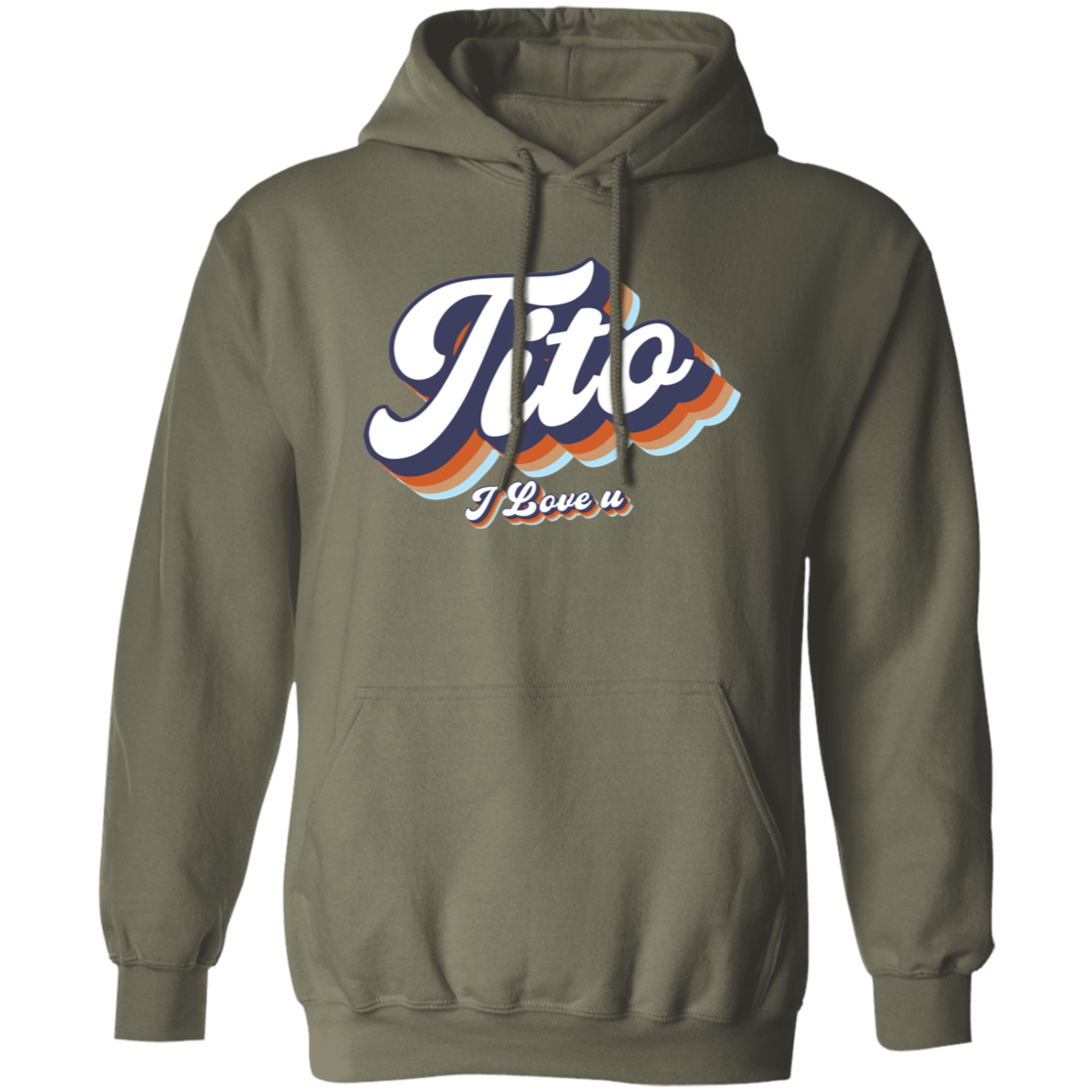 Tito I Love U Unisex Pullover Hoodie