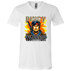 Pinoy Warrior Unisex Jersey V-Neck T-Shirt