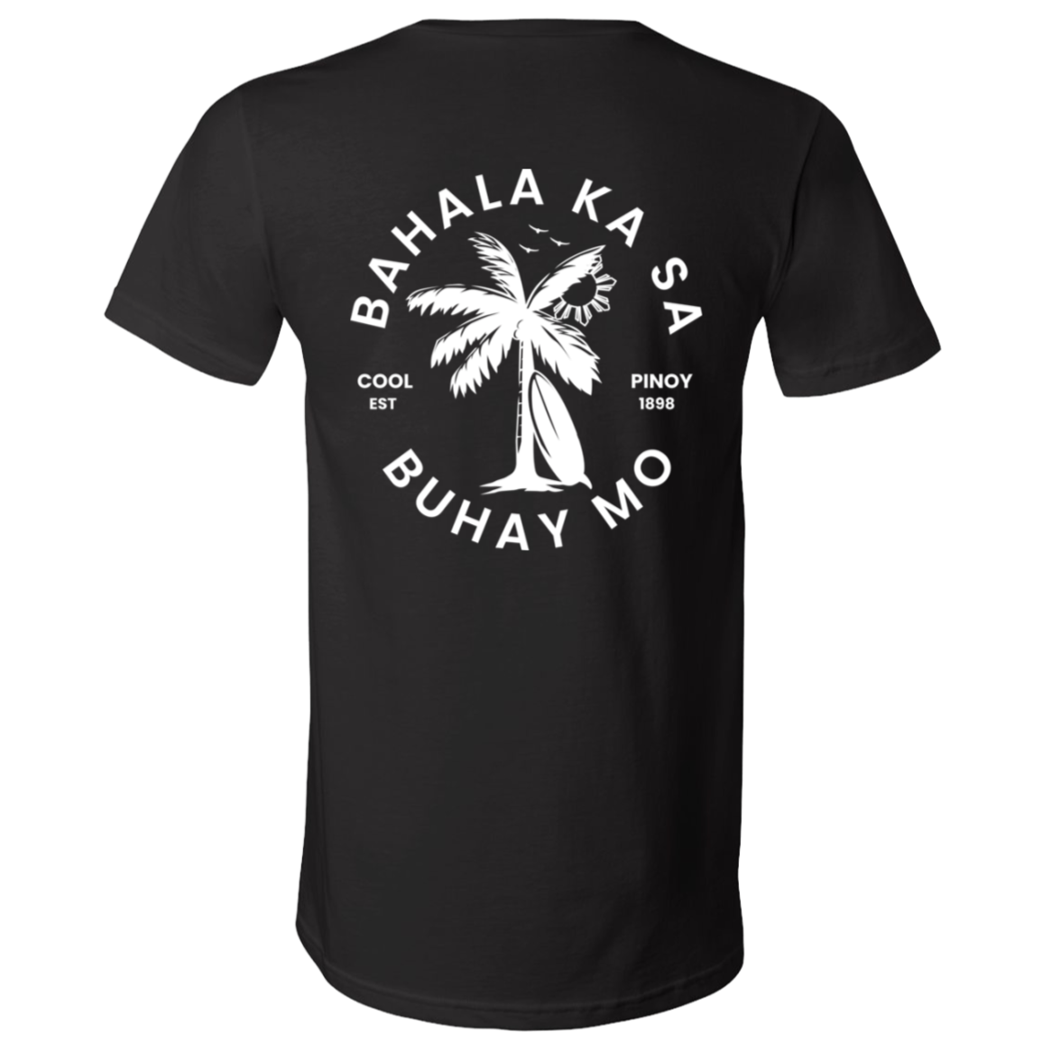 Bahala Ka Sa Buhay Mo Palm Tree Unisex Jersey V-Neck T-Shirt