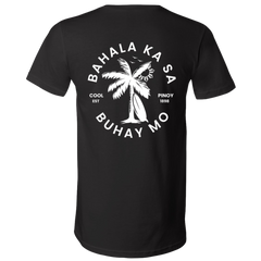 Bahala Ka Sa Buhay Mo Palm Tree Unisex Jersey V-Neck T-Shirt