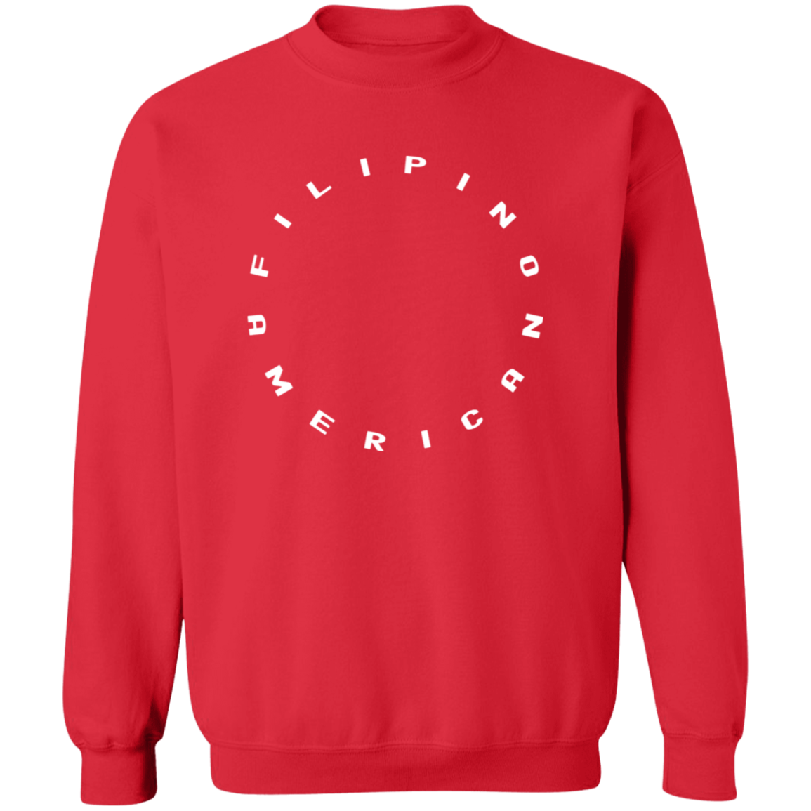 Filipino American Unisex Crewneck Pullover Sweatshirt