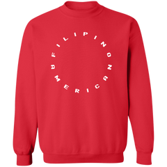 Filipino American Unisex Crewneck Pullover Sweatshirt