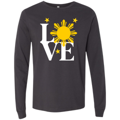 Love with Yellow Sun and Stars Unisex Jersey Long Sleeve T-Shirt