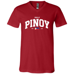 Half Pinoy Unisex Jersey V-Neck T-Shirt